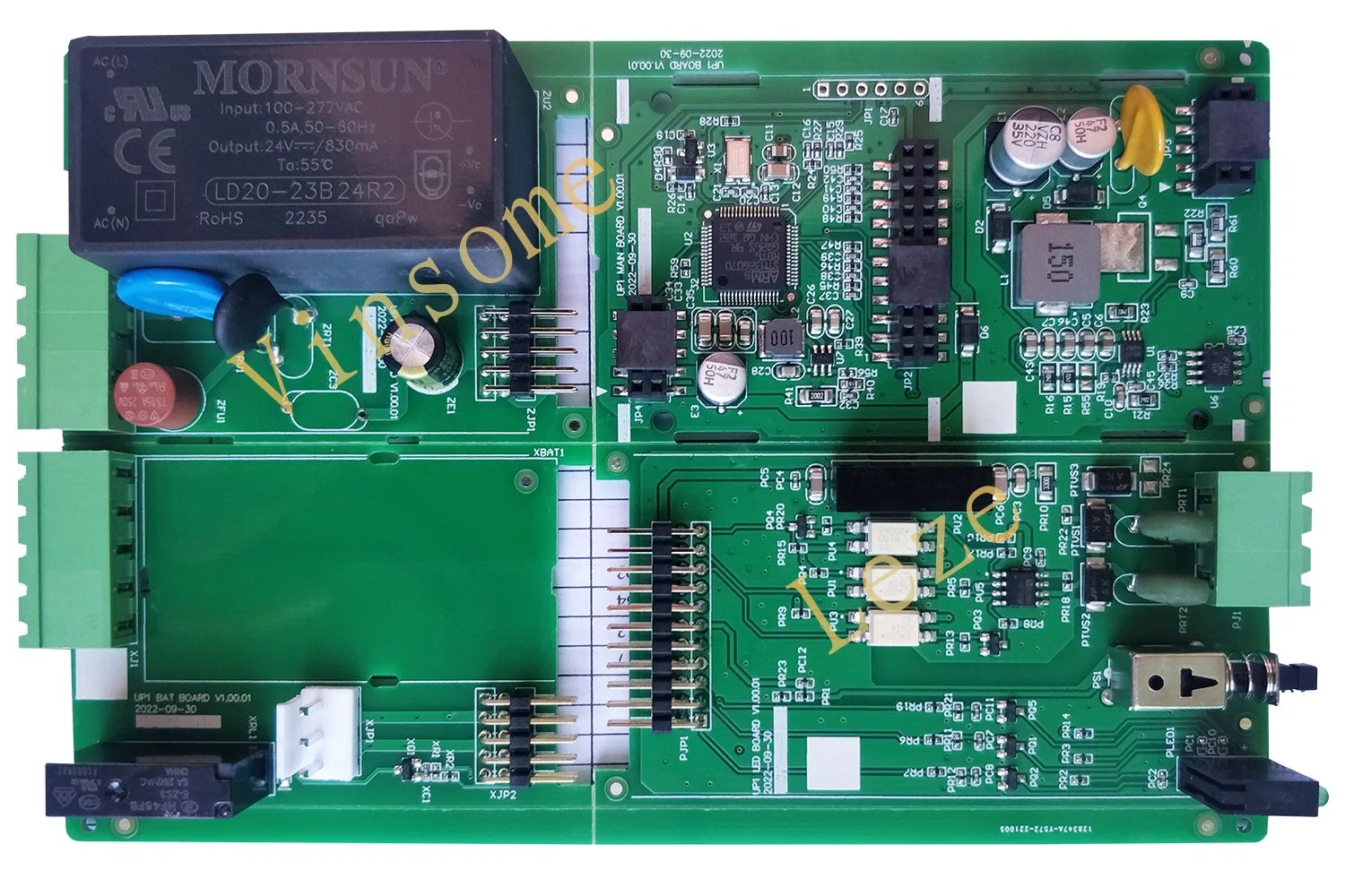 Diseño de diseño de montaje de PCB con sensor de color RGB tres electrónico Impreso Placa de circuito