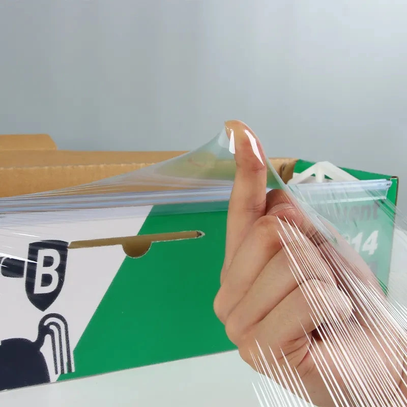 Heißer Verkauf Lebensmittelqualität Punktion Resist PVC Stretch Cling Film Rolle für Lebensmittelverpackung