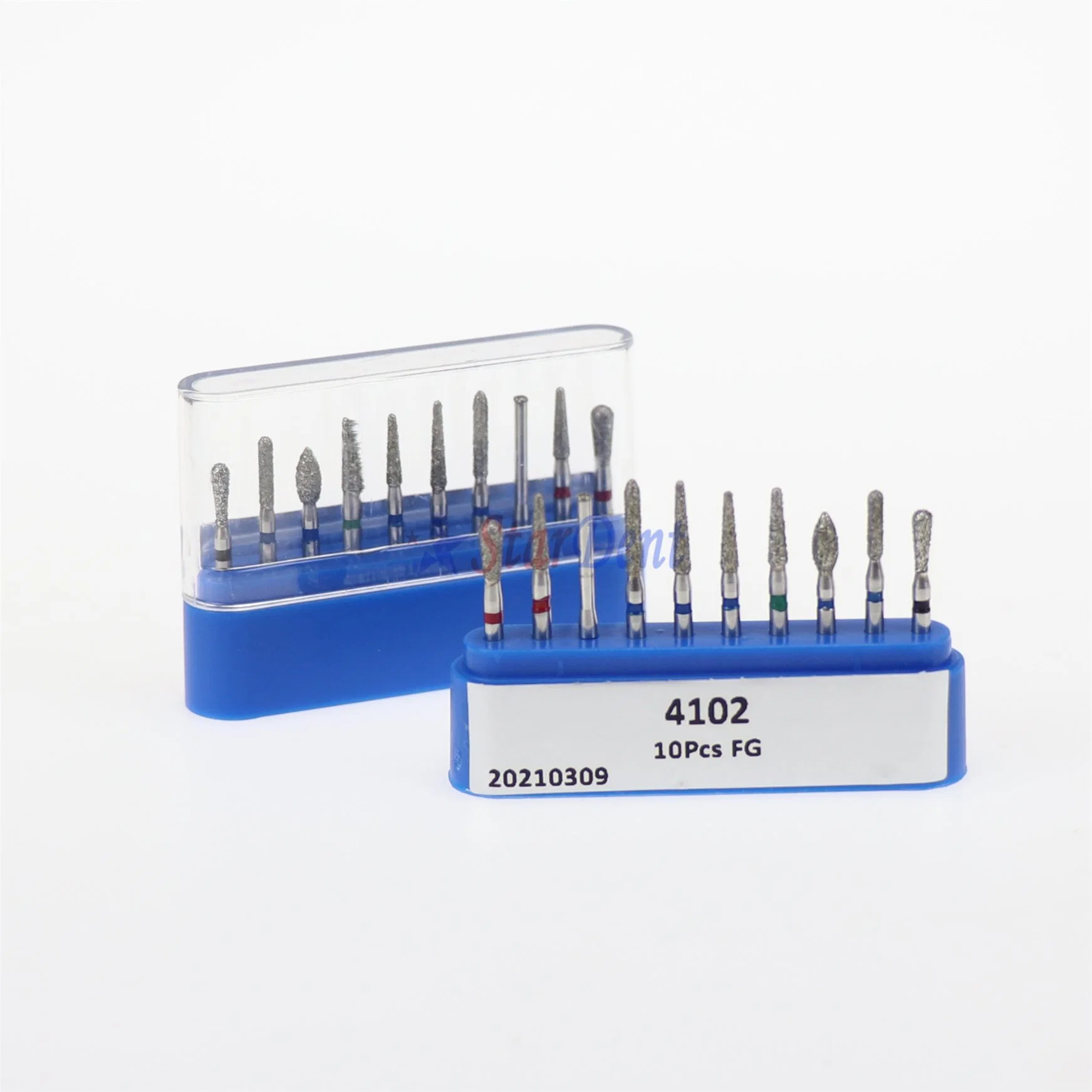 Inlay/Onlay prepare Kit Dental Diamond Burs FG-4102 Juego de Burs dentales