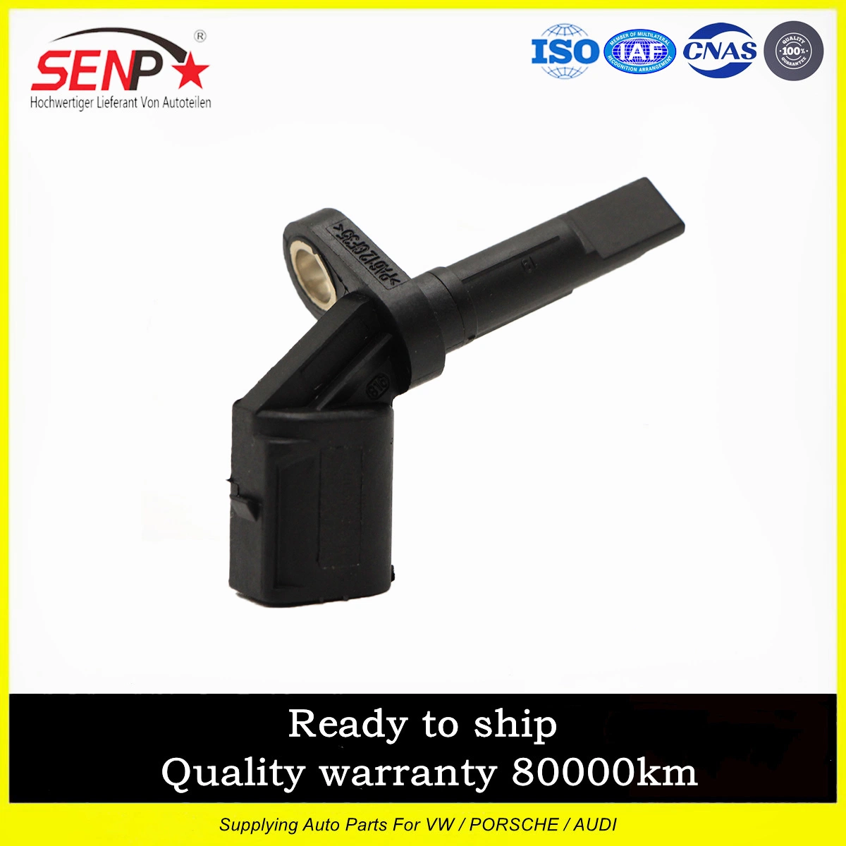 Senp Car Parts ABS Sensor Wholesale/Supplier Auto Spare Parts 4e0927804D ABS Sensor ABS Wheel Speed Sensor High-Quality for Audi A5 A6 A8 VW Phaeton