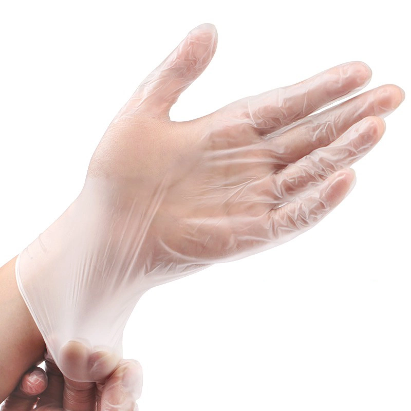 Una buena calidad Examen desechables guantes de vinilo Guantes de PVC para el Salón de Belleza