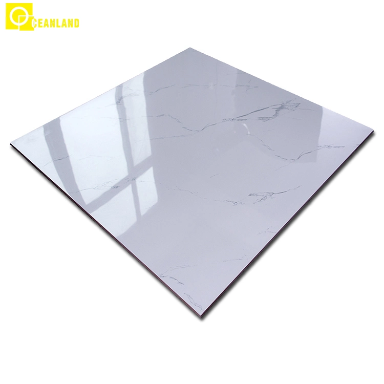 Foshan Indoor blanc carreaux émaillés de carreaux de céramique pour le chargement double