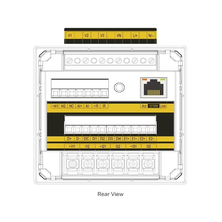 PMC-53A-E DIN96 Three-Phase Multifunction Panel Meter for Current Power Measurement with Ethernet Modbus TCP HTTP