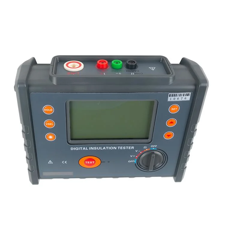 2500V High Power Digital High Voltage Insulation Resistance Tester Megger Automatic Display