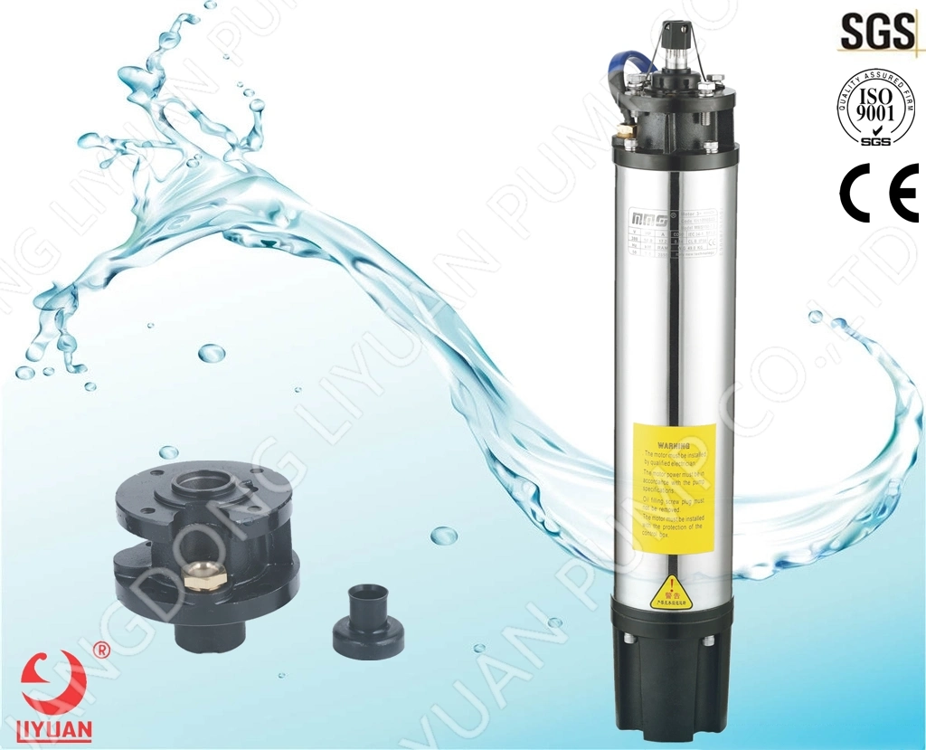 6 Inch Three-Phase 10 HP Li Yuan Electrical 380 V Submersible Pump Motor