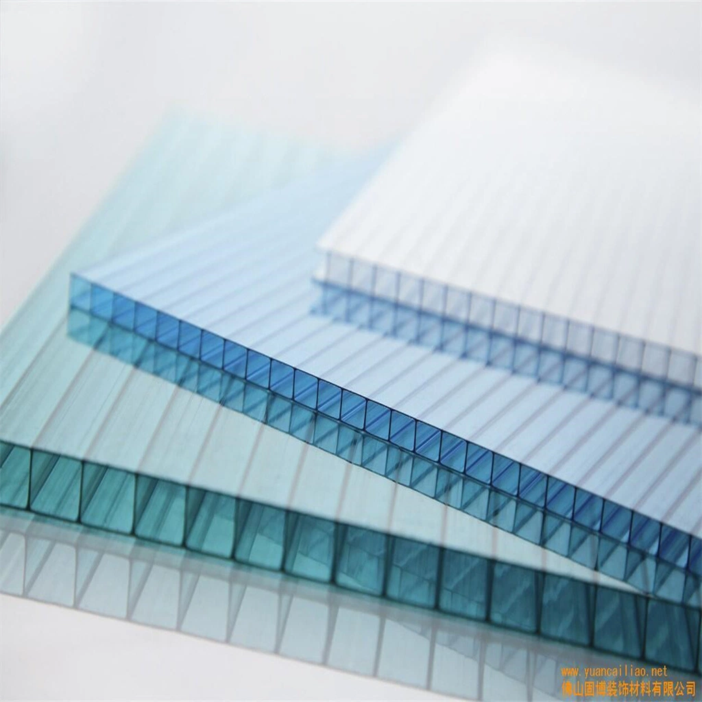 Factory Price Excellent Impact Resistance Twinwall Hollow Polycarbonate Plastic Wall Panels