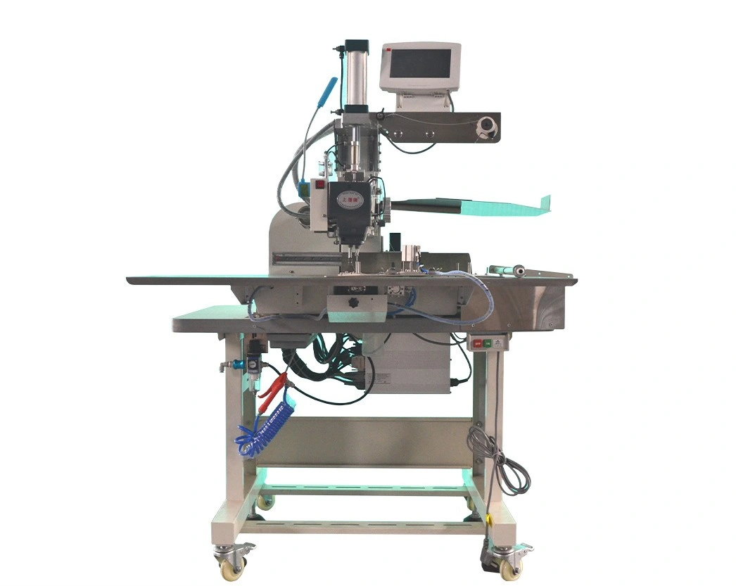 Dispositivo plegable de fondo transversal especial para la parte superior e inferior del ordenador Abertura transversal de material de la máquina de costura automática de la bolsa de contenedor