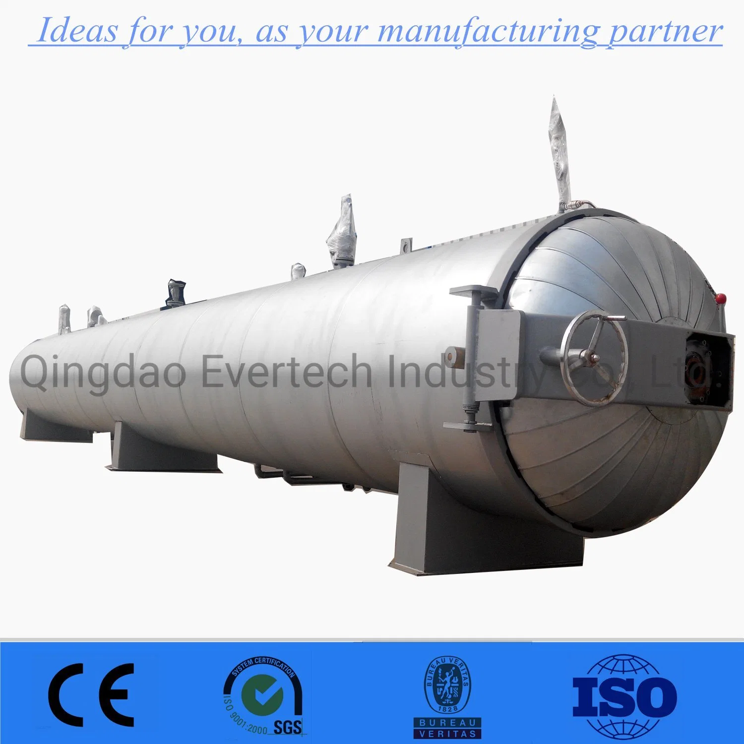 Hydraulic Control Rubber Product Vulcanization Autoclave Chamber