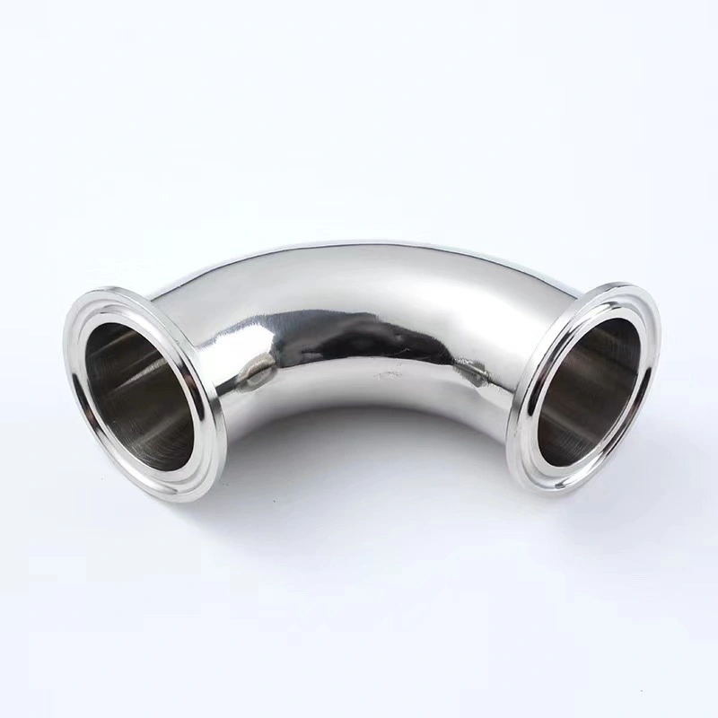 Bstv Sanitary Stainless Steel 90 Degree Clamped Elbow