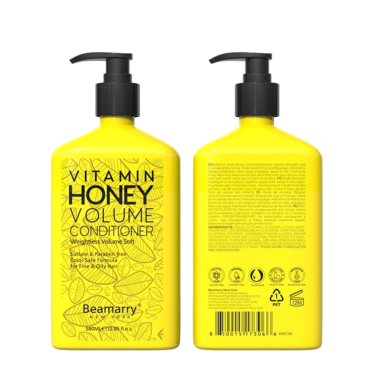 380ml Cosmetics Hair Care Products Private Label Vitamin Honey Volume Conditioner Best Hair Conditioner for Fine & Oily Hair