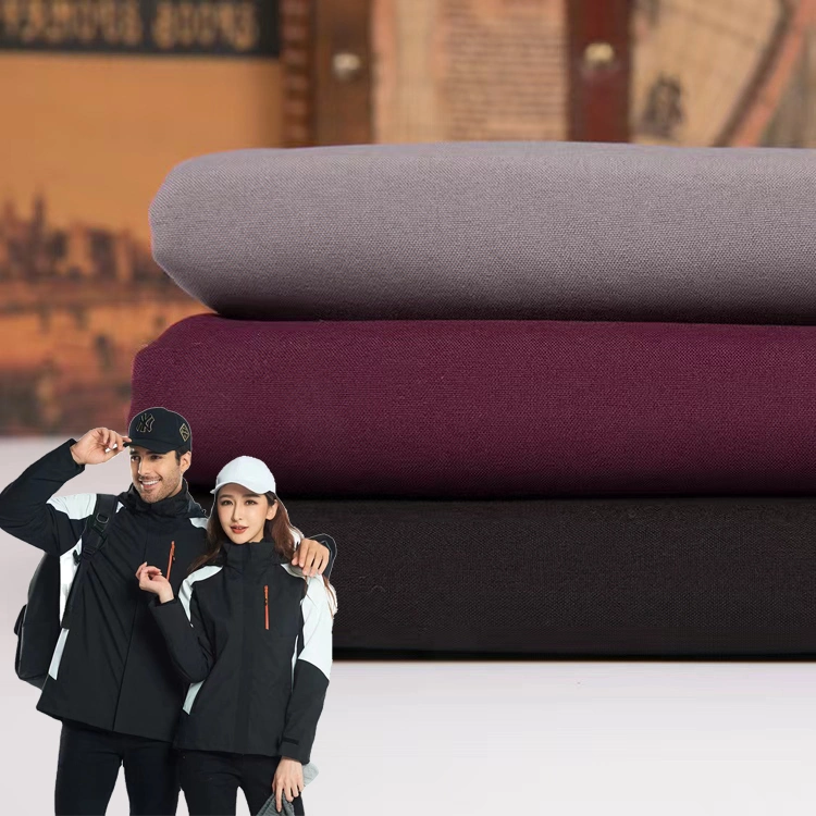 100% Polyester 100D 4 Way Stretch Material Bonded Polar Fleece Stoff laminiert Fleece Softshell Stoff für Outdoor-Bekleidung Wintermäntel Daunenjacke