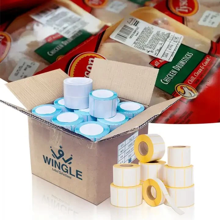 Factory Cheap Free Sample Price Receipt Paper Rolls 40 X 20mm POS Paper Cash Register Thermal Printer Paper Roll