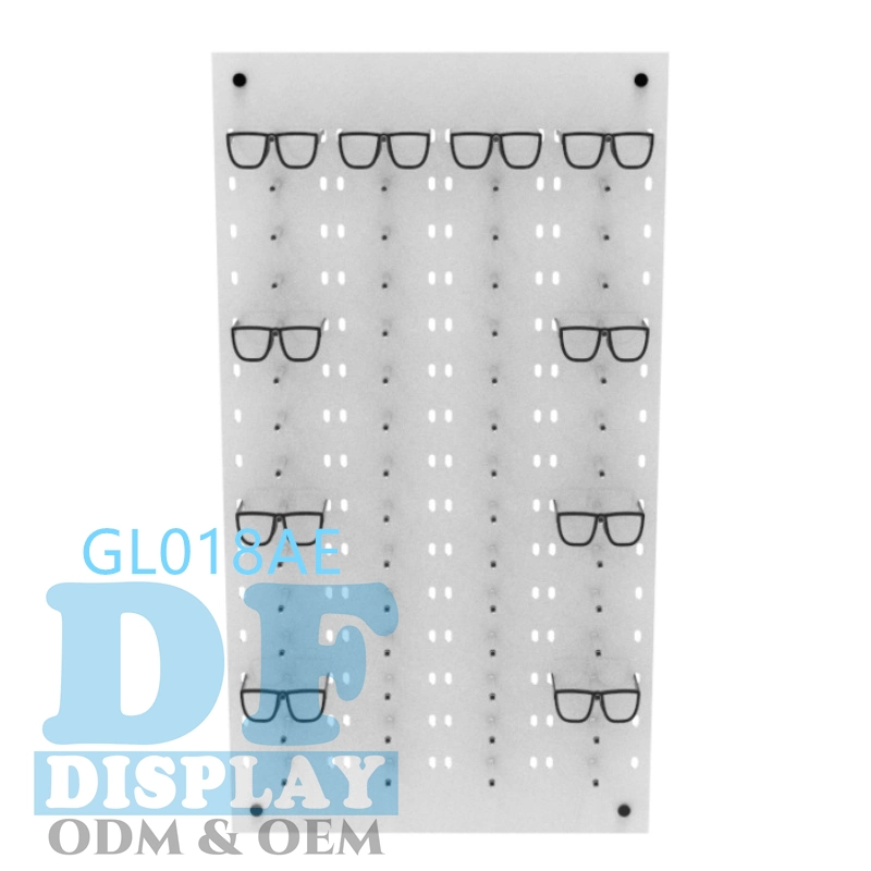 Eyewear Display Sunglasses Display Wall Mount Acrylic Optical Frame Display Furniture Optical Store Design Holders 60 Frames Occhiali Espositore