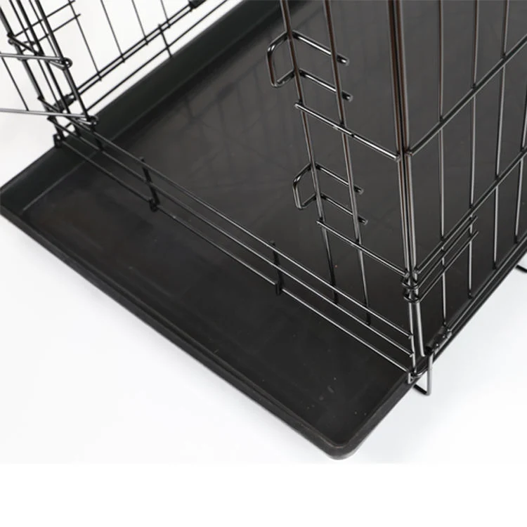 Popular Dog Cage with Multiple Sizes Stainless Steel Pet Transport Metal Kennel Mesh Dog Cage