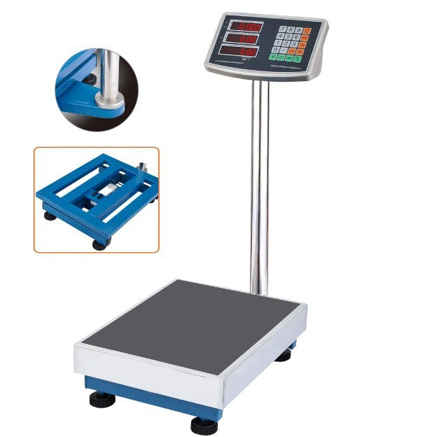 El TCS de precio electrónicos la plataforma informática 300 Kg Balanza digital de la función de 150kg de peso 300kg 600kg de Uso Industrial escala OEM