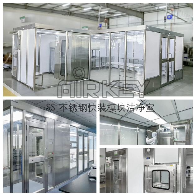 Airkey Customized Modular Cleanroom ISO4-9 Fast Installation Cleanroom