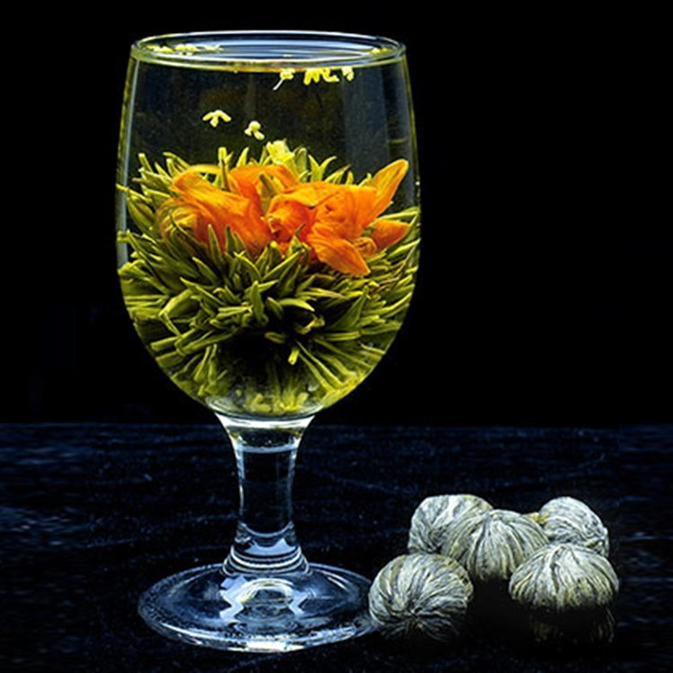 Fragrância 100% doce natural sabor água Lily comestível Blooming saudável Chá de flor de lótus azul seco