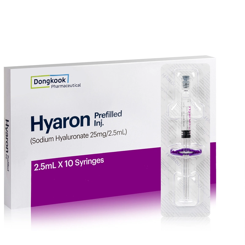 Hyaron 2.5ml*10syringes Sodium 25mg Hyaluronate Ha Filler Prefilled Injection 2.5ml Hyaluronic Acid Skin Booster Solution Injection Hyaron Pen Hyaron Skin