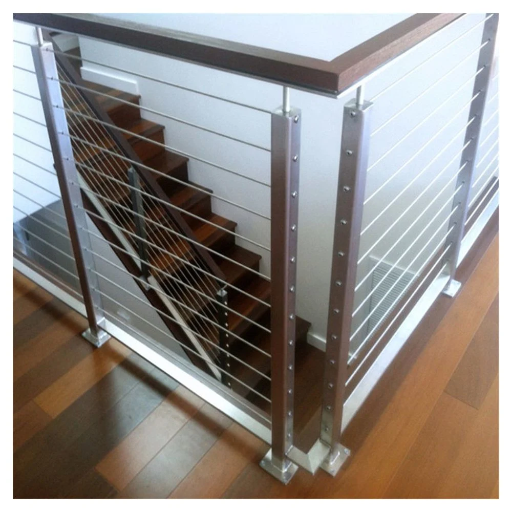 Stainless Steel 304/316 Grade Outdoor Durable Cable Wire Railing System