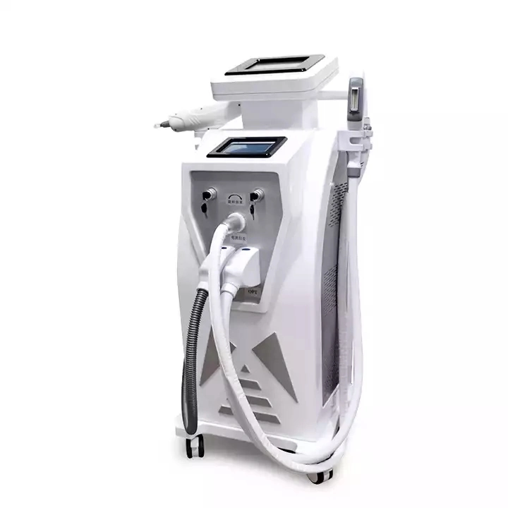 Magneto-Opt óptico IPL RF ND YAG Laser Hair Removal y. Máquina de rejuvenecimiento de la piel 4 en 1 Radio Tattoo