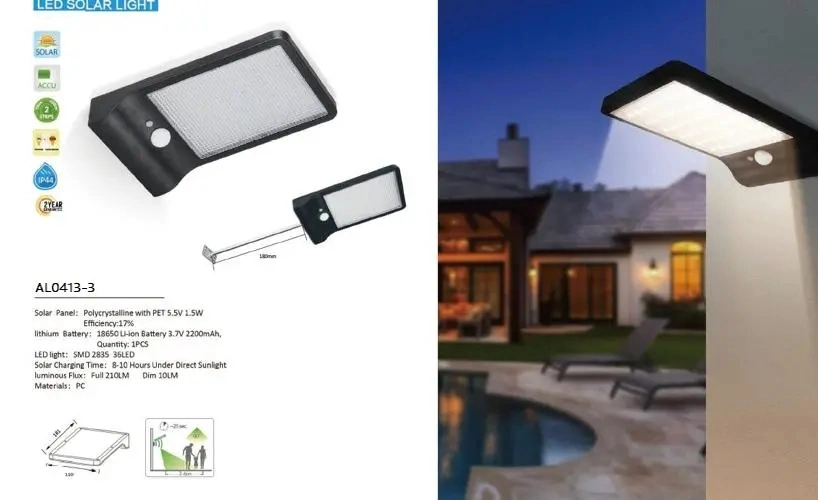 Auto Charging Advanced Design Alva / OEM Solar LED Light