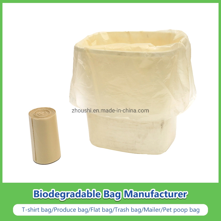 PLA+Pbat/Pbat+Corn Starch Biodegradable Bags, Compostable Bags, Garbage Bags for Hospital