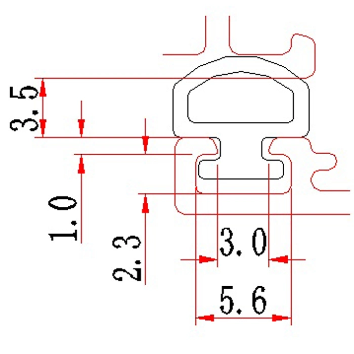 Vinyl EPDM Gasket EPDM Rubber Sealing Strip