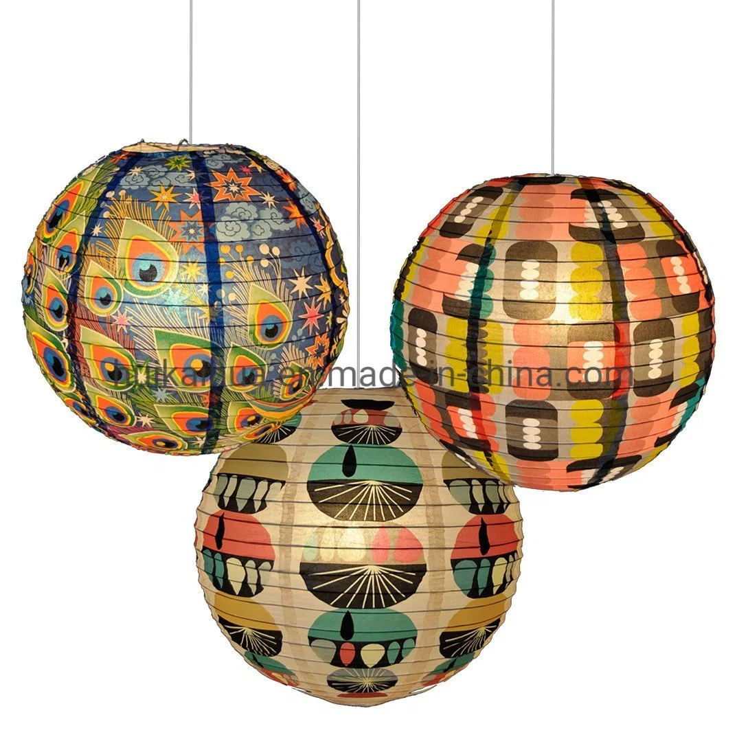 Design Lamp Lampshade Paper Lamp Shade Lobby Paper Lantern