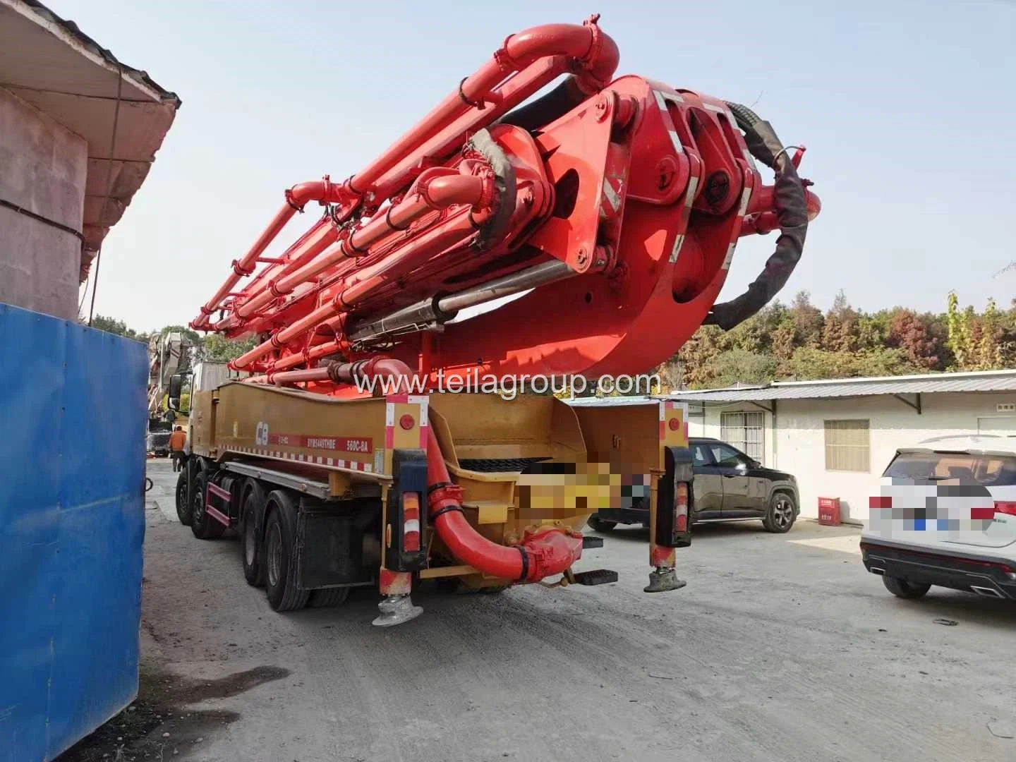 2020 2021 2022 Used Sany 56m Concrete Pump Truck Boom Pump Concrete Pump Construction machinery