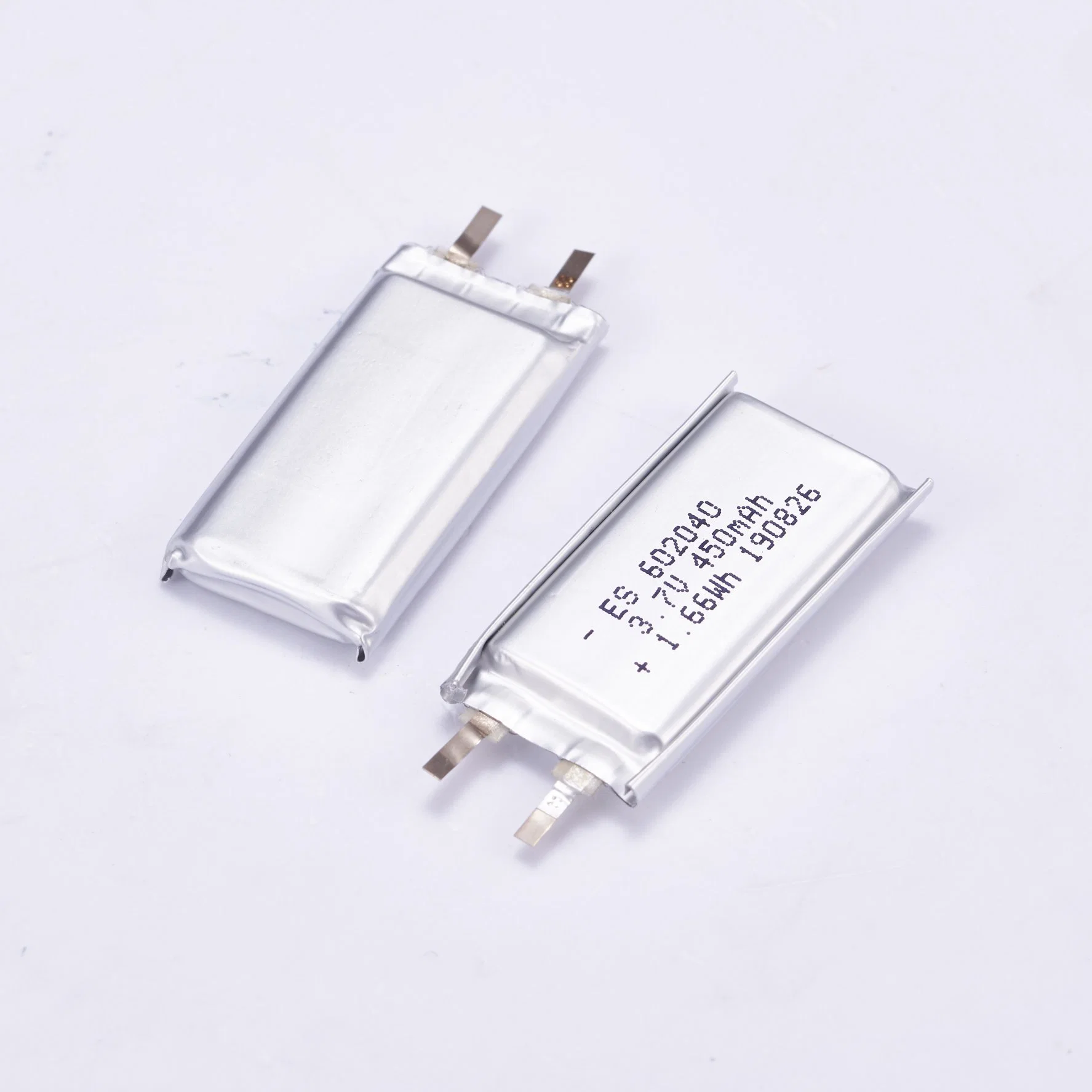 IEC Un38.3 602040 Lithium Batteries 3.7V 450mAh Li-Polymer Rechargeable Battery for Bluetooth Earphone