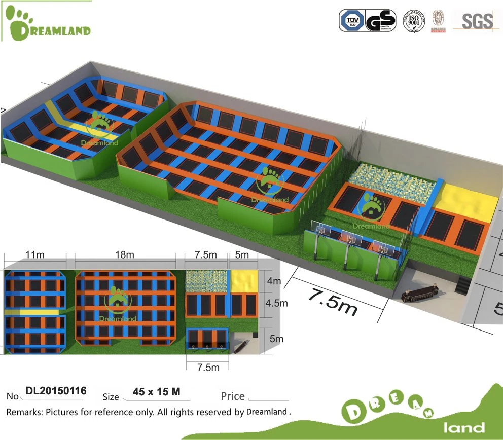 Top Quality Hot Sale Indoor Trampoline Park Play Centre for Children