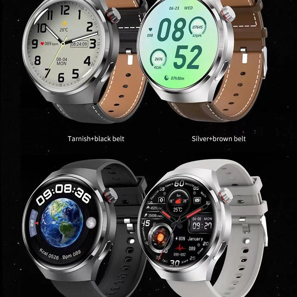 The New 4PRO Smartwatch Is Suitable for Upgraded Sports Watches. The Top of The Line Is a Multi-Functional Electronic Watch for Men and Women