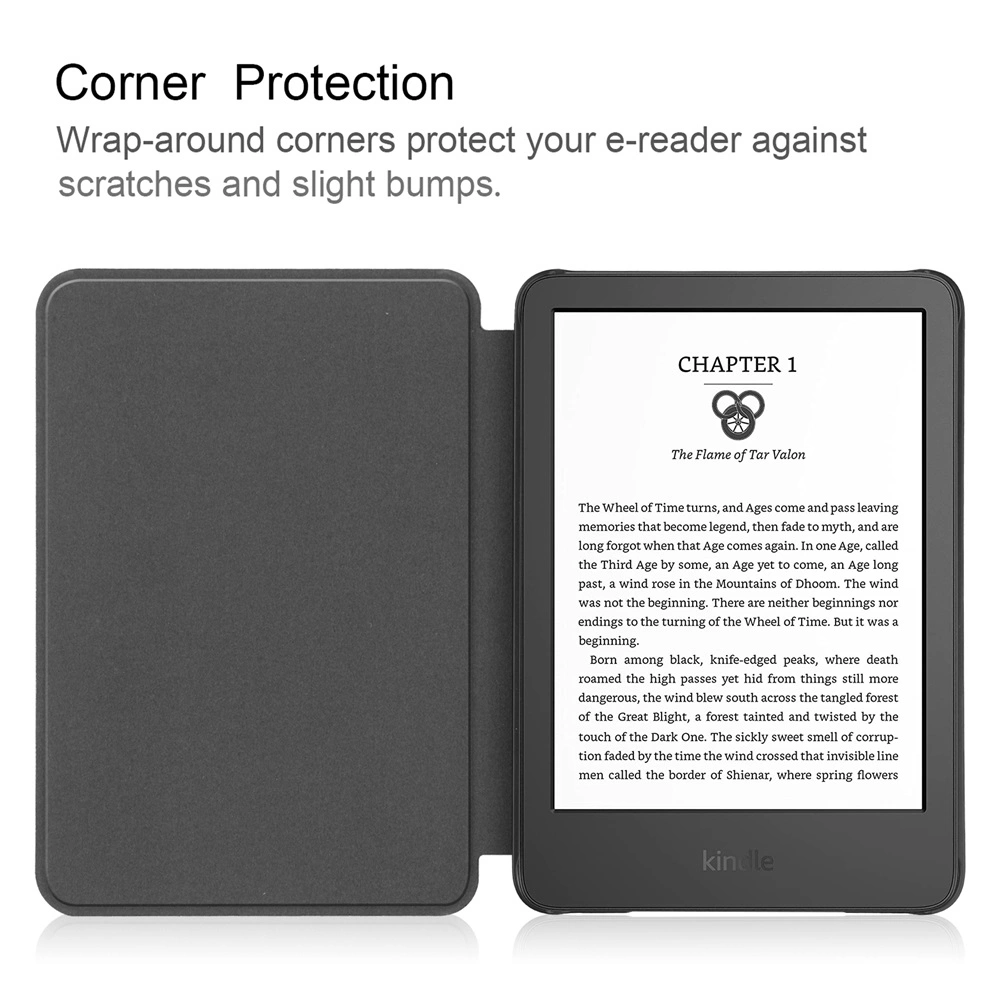 Estojo de padrões impressos resistente para Kindle 11th 2022 6 polegadas Tampa do flip eBook