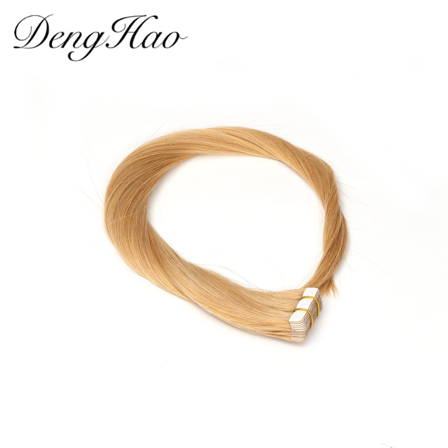 Precio al por mayor de 12 pulgadas -28Cabello Humano 100% Blanco Azul Cinta invisible en doble llamado Remytape Hair Extension