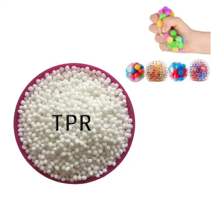 Plastic TPR Granules TPR Granulated TPR Raw Material for Decompression and Venting Toys