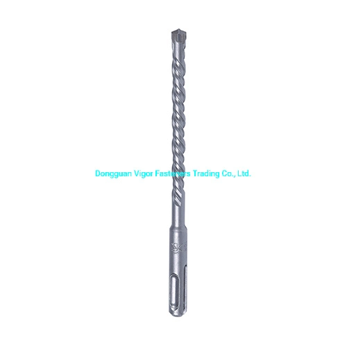 SDS Plus Drill Bits Flat Tip Two Cutters Single Flute Electric Hammer Drill Bit Electric Drill Bit Concrete Drill Bit