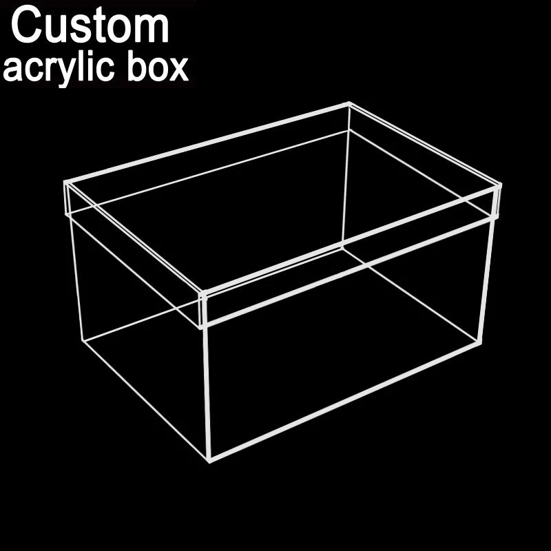 Acrylic Box Shoe Transparent Funny Novelty Acrylic Glass Selling Well Shoe Box Display Case