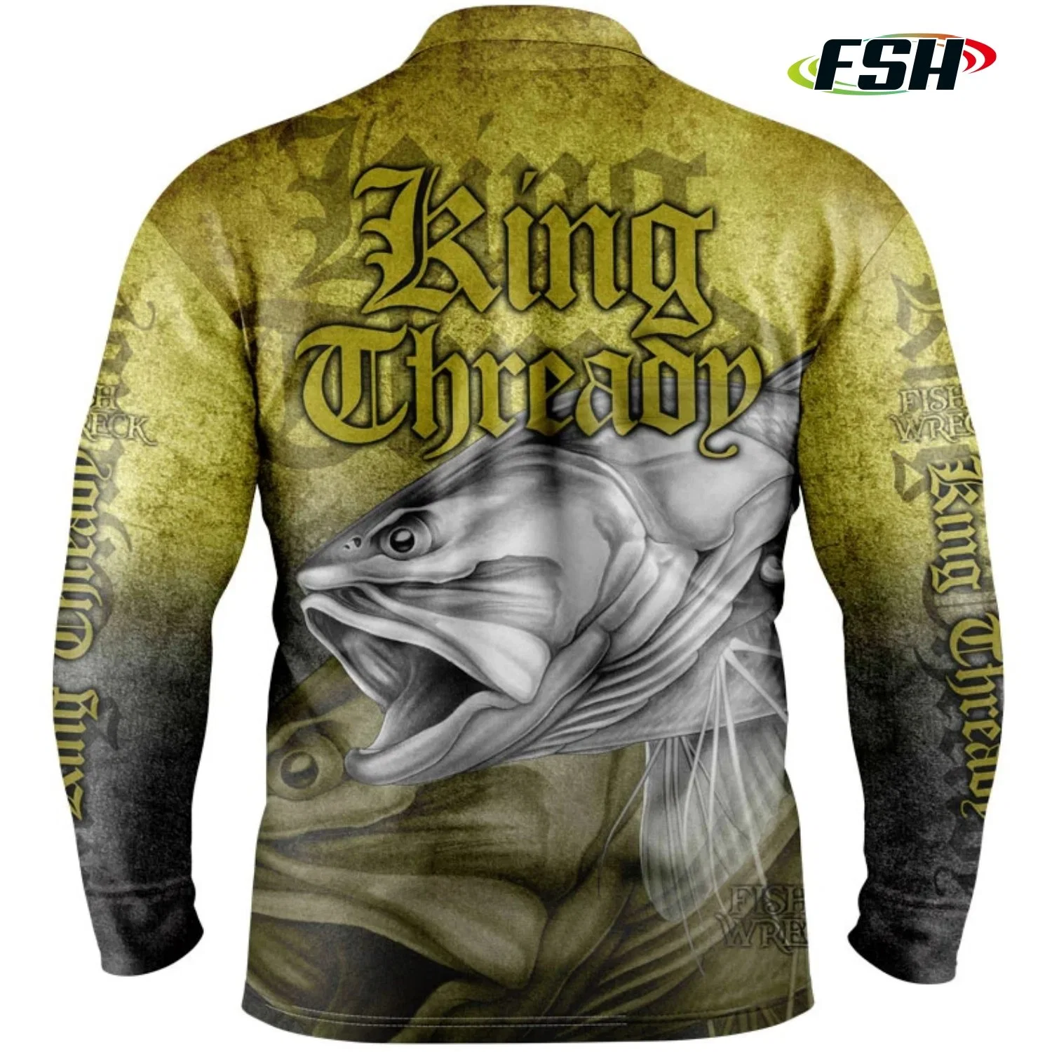 Latest Design Sublimation Polo Shirt Fishing Clothing Sports Wear Quick Dry