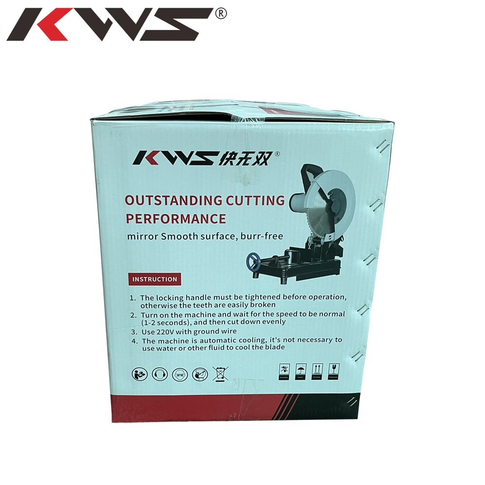 Kws 14 Inch Chop Saw Machine Manufacture Power Tools 2200W Electric Cheap with Value Cut-off Chop Saw Machine