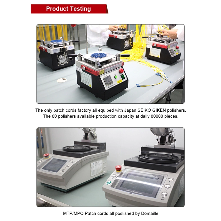 MPO/MTP Singlemode Om2 Om3 Om4 Om5 Fiber Optical Patch Cord/Pigtail