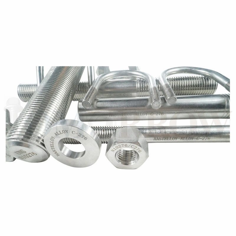 Hot Selling High quality/High cost performance  Exotic Alloy Hastelloy C-276 Hex Bolt/ Hex Nut/ Allen Bolt/ Stud/ Plain Washer