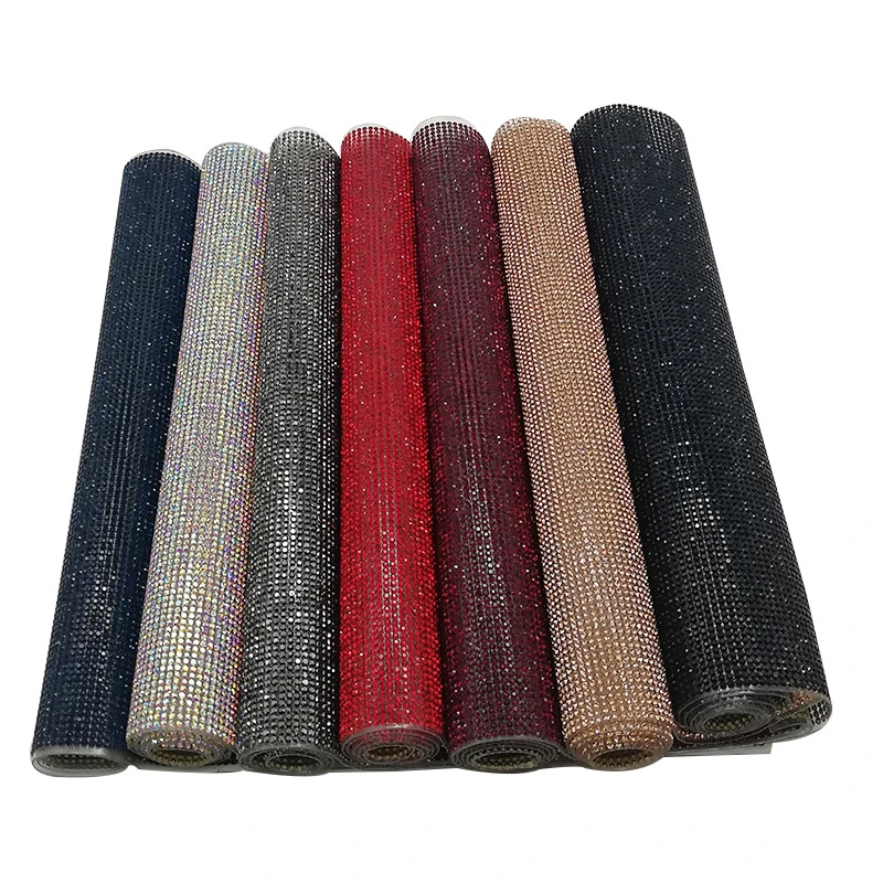 Wholesale Self-Adhesive Rhinestone Sheets Glitter Crystal Rhinestones for DIY Accessories