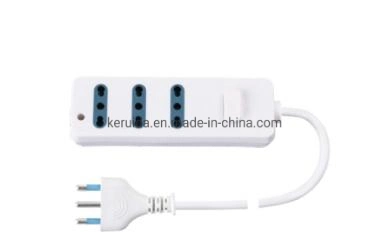 Multi-Socket Extension Power Strip with Button for Italian or Chile