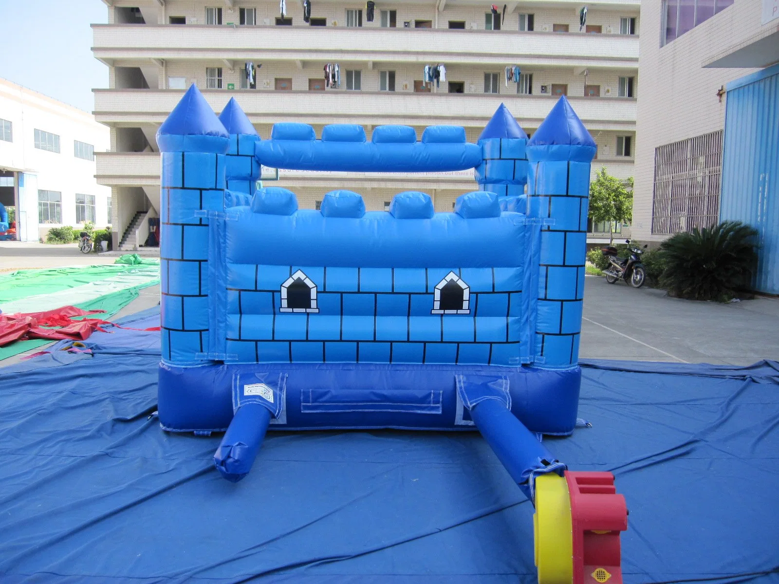 Payaso azul castillo inflable Gorila (AQ514-2)