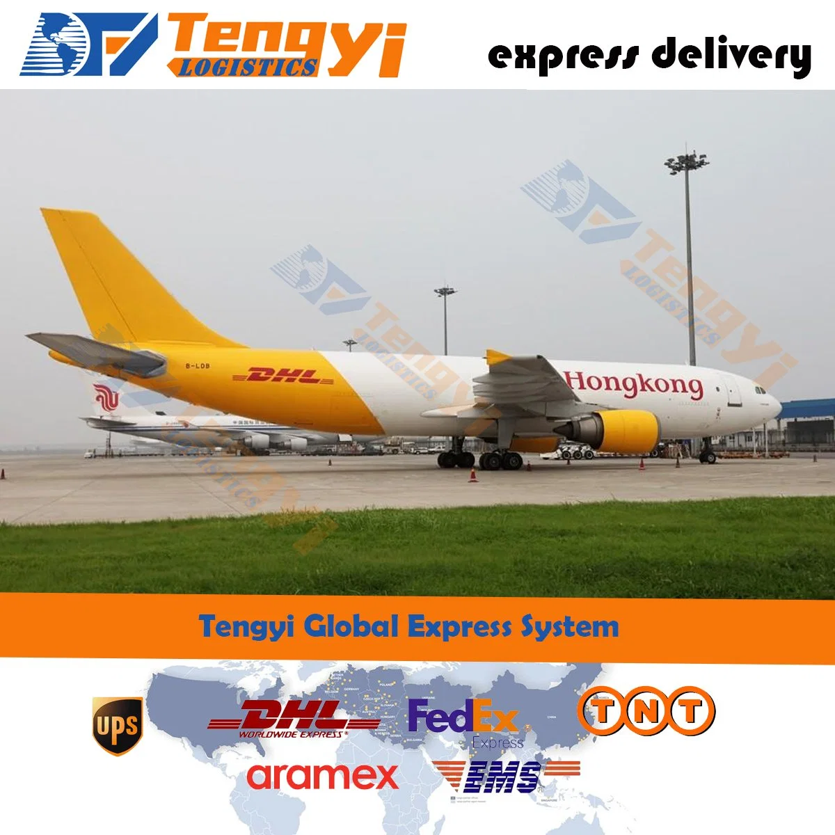 Express Logistics Provide Air Shipping Agent to Andorra/Angola DHL/UPS/FedEx/TNT/Aramex