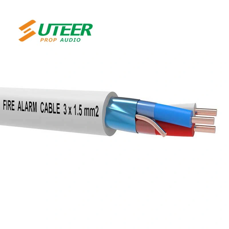 3 X 1.5 mm2 Shielded LSZH Fire Alarm Cable with Drain Wire