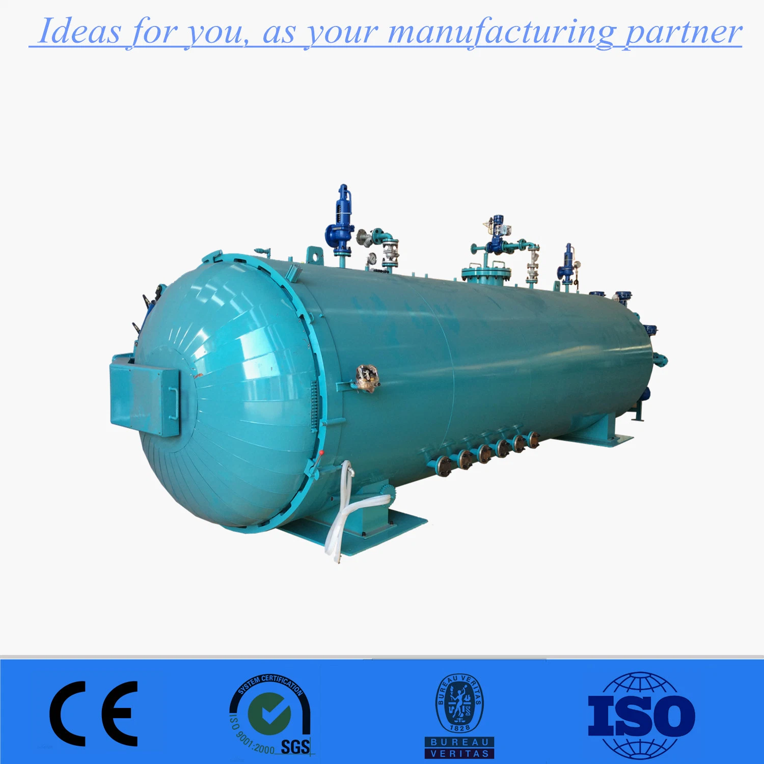 Siemenz PLC Rubber Vulcanizing Vulcanization Vulcanizer Hot High Pressure Steam Electric Autoclave