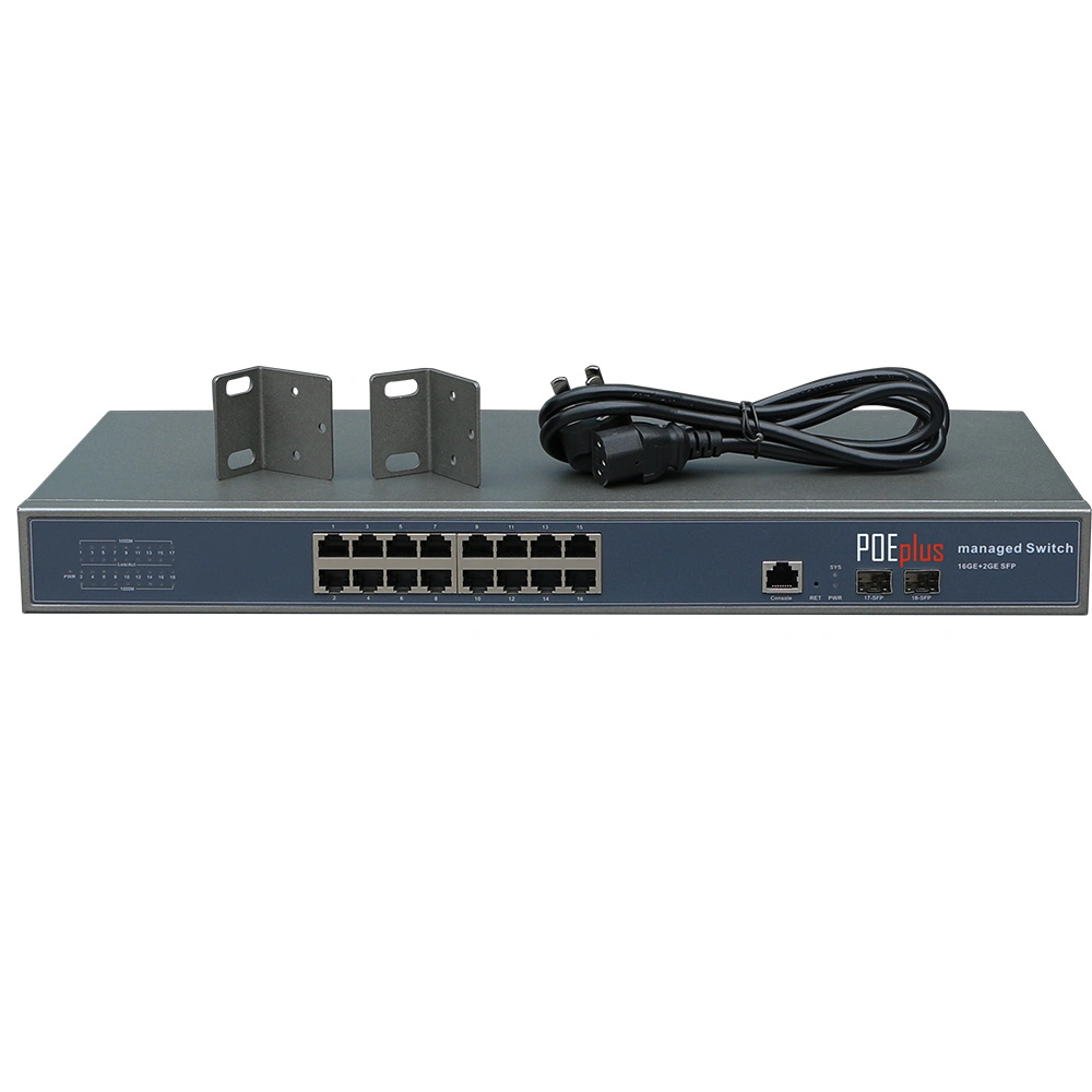 16 Port Poe Switch 10/100/1000Mbps L2 Management