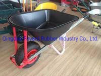 High Quality Heavy Duty Wheelbarrow with Plastic Tray and 16*6.50-8 Rubber Pneumatic Wheel 100L for Australia Wb8606