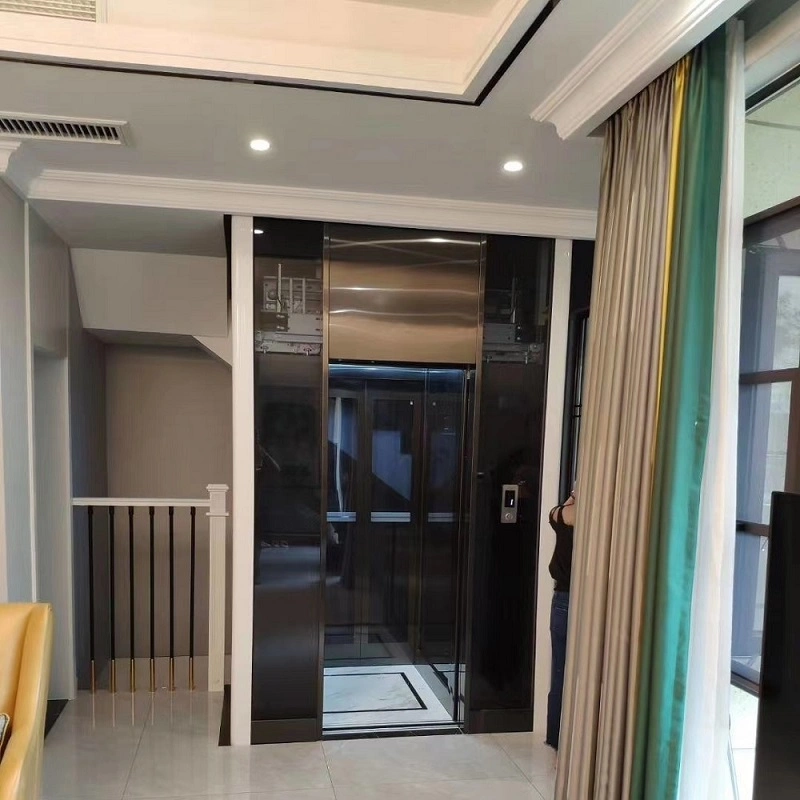 400kg 2 Person Cheap Used Glass Small Lift Home Elevators for Sale